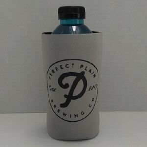 Perfect Plain Brewing Co. Gray Oversized Bottle Sleeve / Koozie‎